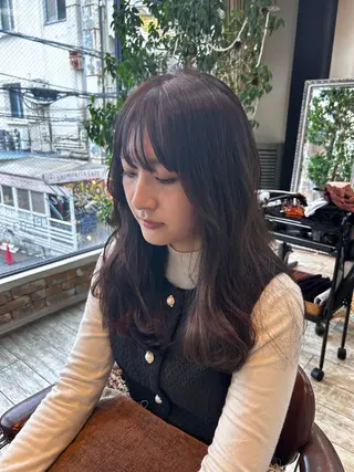 ミディアム カラー 🌷nanase🌷 gally hairのヘアスタイル