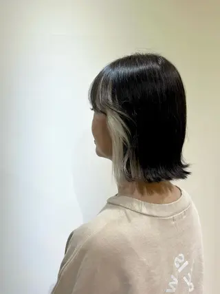 ショート ·.⟡ 福田 彩乃 透明感カラー🪄🩵のヘアスタイル
