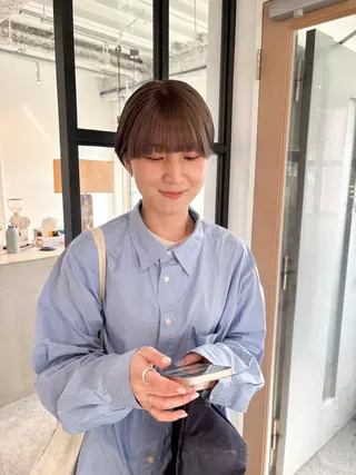 ショート カラー Takuma Suzuki中目黒のヘアスタイル