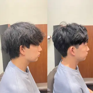 ショート パーマ メンズ 💈トレサンパ 💈金山駅✂︎愛実のヘアスタイル