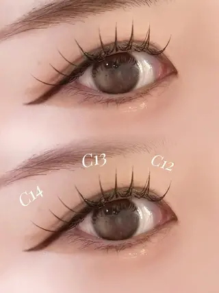 マツエク・マツパ Augha♡ NATSUMIのマツエク・マツパデザイン