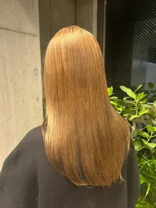 ロング カラー 🤡暖色レイヤー 🤡みさきのヘアスタイル