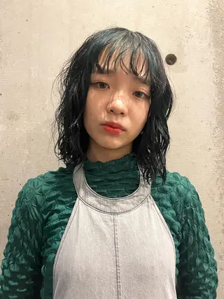 カラー パーマ riko .のヘアスタイル