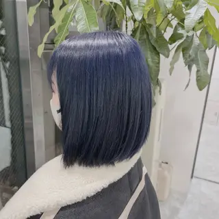 セミロング カラー パーマ ヘアアレンジ 透明感ブリーチカラー 🌈TOMOHIROのヘアスタイル