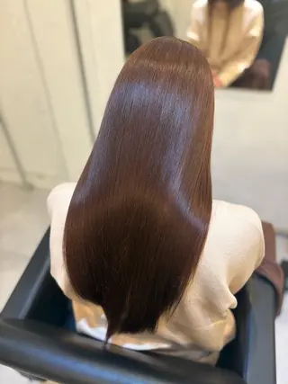 ロング 中目黒ブリーチカラー ボブ橋本青輝のヘアスタイル