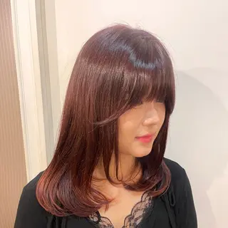 ミディアム 似合わ顔周りカット /aira🍒のヘアスタイル
