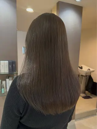 セミロング 髪質改善メニュー 長井 美佐子のヘアスタイル