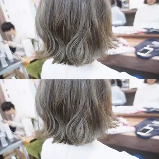 ショート カラー パーマ ヘアアレンジ 🟦髪質改善6年 💊YAMAMOTOのヘアスタイル