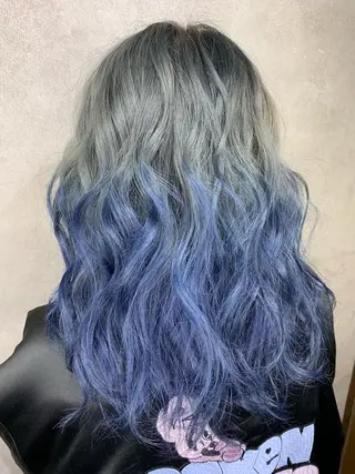 セミロング 西村 雄二/エクステのヘアスタイル