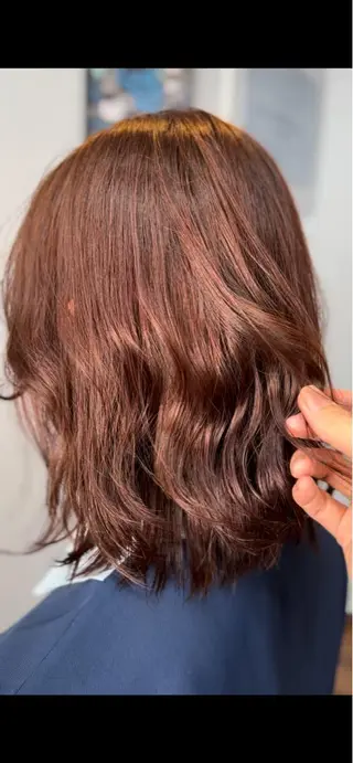 セミロング カラー 🌈美髪✂︎艶色🎨 頭皮改善🍀TAKUのヘアスタイル