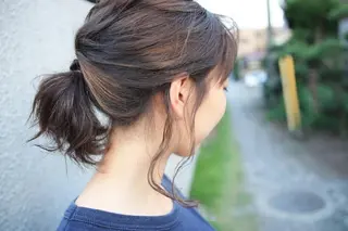 ミディアム カラー 新生活応援★半額/ 25歳以下　“内間”のヘアスタイル