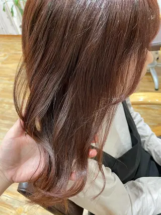 ミディアム カラー FELICE of hair 田口千尋のヘアスタイル