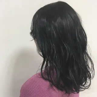 セミロング カラー ヘアアレンジ 【Sweep】おじま のぞみのヘアスタイル