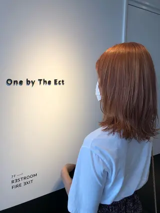 ミディアム カラー 片山美穂 心斎橋・なんばのヘアスタイル