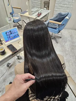 ロング レイヤーカット/ 髪質改善/代表西村のヘアスタイル