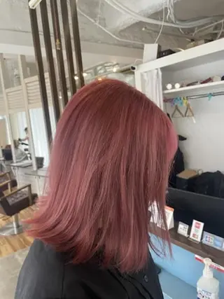 ミディアム ブリーチ/髪質改善 KAZUMAのヘアスタイル