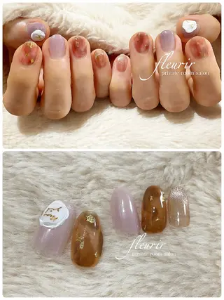 ネイル フルリール 【プライベートサロンのネイルデザイン