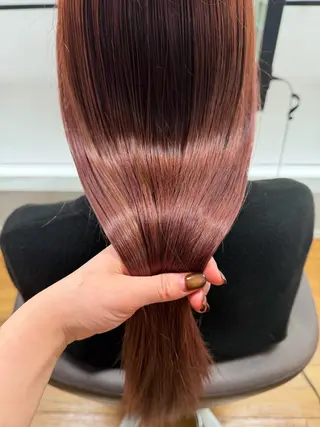 カラー ayano/ 艶カラー✨/韓国風のヘアスタイル