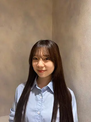 ロング カラー 韓国レイヤー 🎀ダブルカラーのヘアスタイル