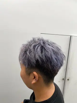 ショート カラー パーマ ヘアアレンジ メンズ meRK 京都河原町のマツエク・マツパデザイン