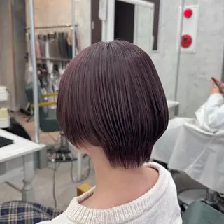 ショート カラー JUNSHIN🦋 ヘアセット／カラーのヘアスタイル