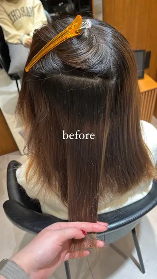 ミディアム ブリーチモデル募集中 /表参道/うららのヘアスタイル