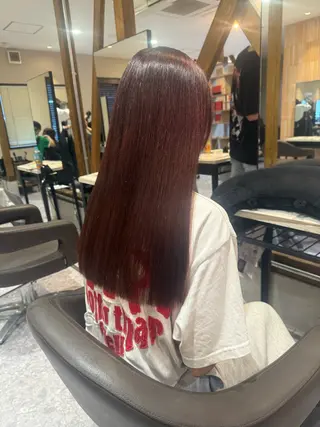 ロング カラー 佐藤 凜華のヘアスタイル