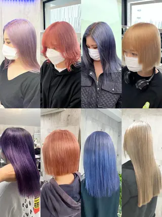 ロング カラー 【毎朝セット3分】 メンズパーマ　真人のヘアスタイル