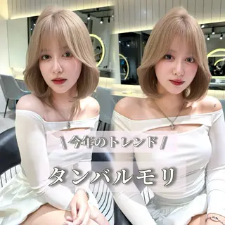 ミディアム ハルナ / 韓国ヘア♪のヘアスタイル