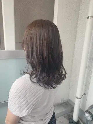 ミディアム カラー 古田 昂也のヘアスタイル