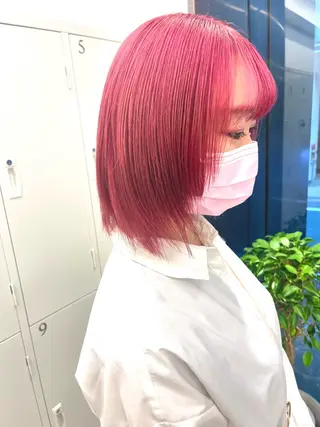 ミディアム カラー 🎀透明感 カラー🎀ミズキのヘアスタイル