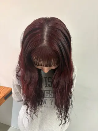 カラー 長谷川 結奈のヘアスタイル