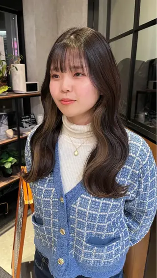 ロング カラー yuuri🎀/大宮 /韓国ヘア/レイヤーのヘアスタイル