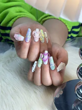 ネイル if Hair＆Nail Salon所属・IKA /海外ネイル /個性派/ワンホンのネイルデザイン