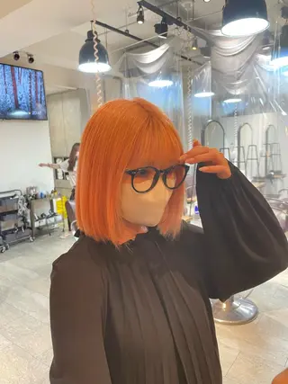 セミロング カラー ヘアアレンジ 🌹TikTok４万 ﾌｫﾛﾜｰ🌹AKIのヘアスタイル