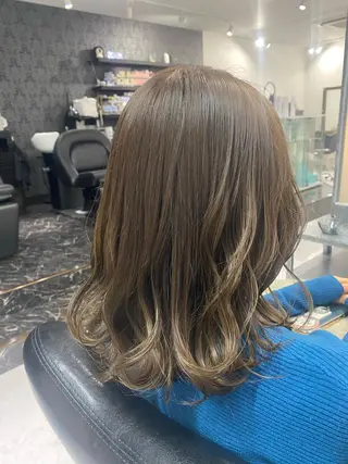 ミディアム 川村 涼介のヘアスタイル