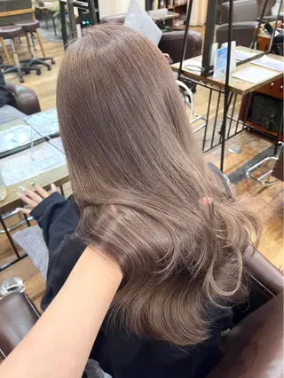 カラー 東茉央/ブリーチ リタッチ🧸銀座のヘアスタイル