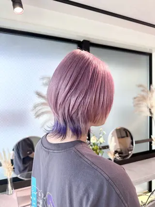 カラー YUI デザインカラーのヘアスタイル
