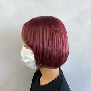 ショート カラー 🩵ブリーチカラー 🐈MIORI🩵のヘアスタイル