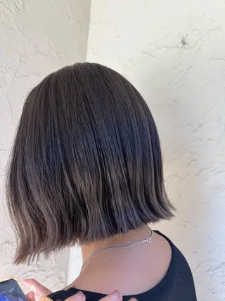 ショート カラー 海老名パーマモデル くによしのヘアスタイル