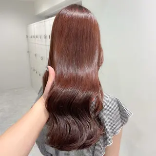 ロング まろっと艶感ブラウン ベージュ🤍まなかのヘアスタイル