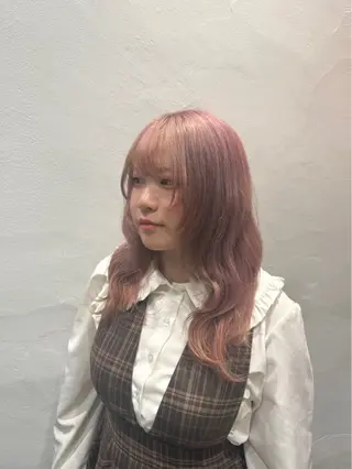 カラー 聖羅/ワンホンヘア /艶カラーのヘアスタイル