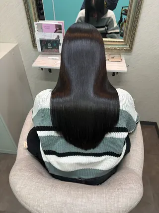 ロング 髪質改善/縮毛矯正 アンナ🍊のヘアスタイル