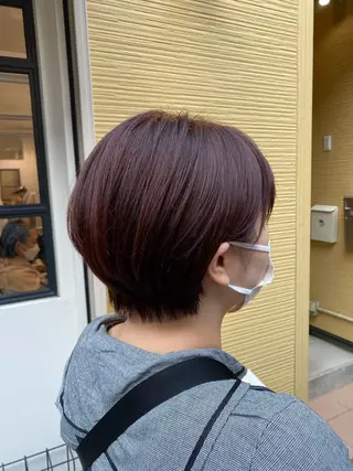 ショート カラー ショート、メンズ 一日1名限定枠⚡️のヘアスタイル