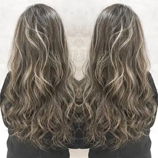セミロング カラー ヘアアレンジ ネイル マツエク・マツパ 井上 一平のヘアスタイル