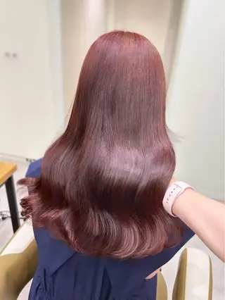 ロング カラー ブリーチなしWカラー 🎀韓国ヘア/amiのヘアスタイル