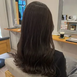 セミロング カラー ete カイエダのヘアスタイル