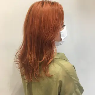 セミロング 狩野 羅夢のヘアスタイル