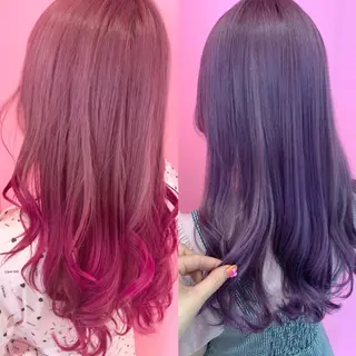 ミディアム カラー 新宿駅近♡個室 ♡関口三都季🌜のヘアスタイル