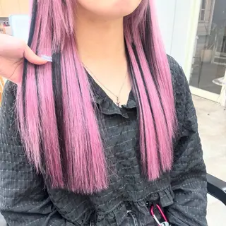 ロング カラー 渋谷🩶ハイトーン 🩶FUMUのヘアスタイル